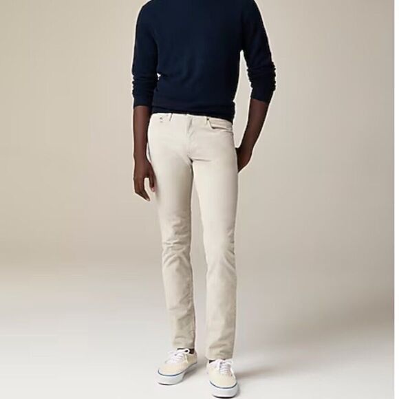 J. Crew G7128 484 Slim-fit Pant In Corduroy For Men Tan NWT size 28/30 - Picture 1 of 12